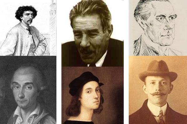 Garnier, Canella, Beherens, Cantoni, Raffaello, Kruyswijk