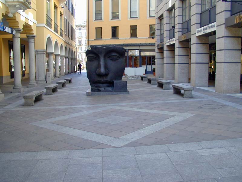 Pavimentazione del centro storico di Lugano